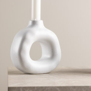 Judi – Accessoires maison – Blanc – 13 x 13 x 6 cm