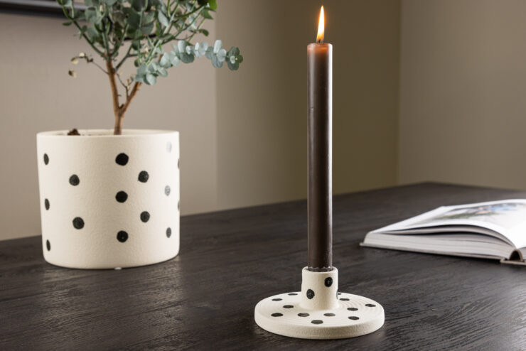 Bette – Accessoires maison – Noir, Blanc – ⌀12 cm