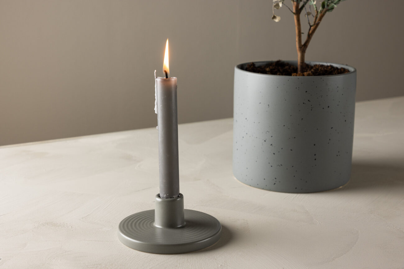 Bette – Accessoires maison – Gris – ⌀12 cm