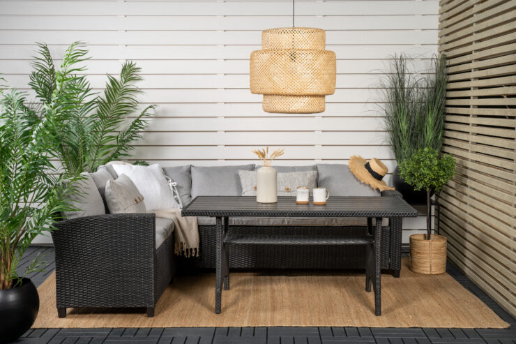 Bentwood – Salon d'angle – Noir