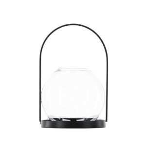 Flora – Accessoires maison – Noir, Transparent – ⌀22 cm