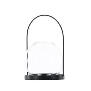 Flora – Accessoires maison – Noir, Transparent – ⌀22 cm