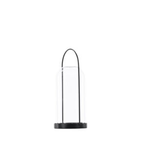 Flora – Accessoires maison – Noir, Transparent – ⌀11 cm