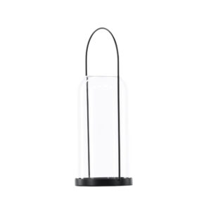 Flora – Accessoires maison – Noir, Transparent – ⌀13 cm