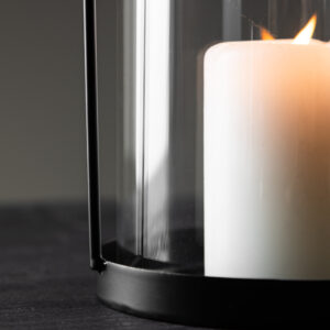 Flora – Accessoires maison – Noir, Transparent – ⌀13 cm