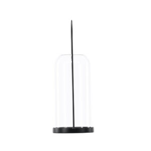 Flora – Accessoires maison – Noir, Transparent – ⌀13 cm
