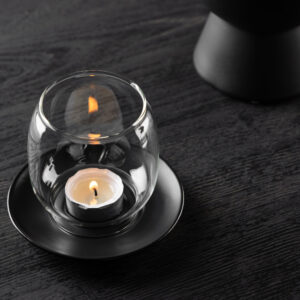 Archy – Accessoires maison – Noir, Transparent – ⌀12 cm