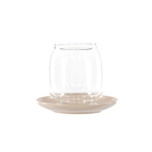 Archy – Accessoires maison – Beige, Transparent – ⌀12 cm