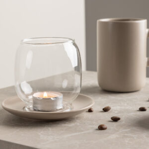Archy – Accessoires maison – Beige, Transparent – ⌀12 cm
