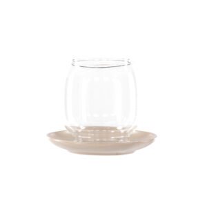 Archy – Accessoires maison – Beige, Transparent – ⌀12 cm