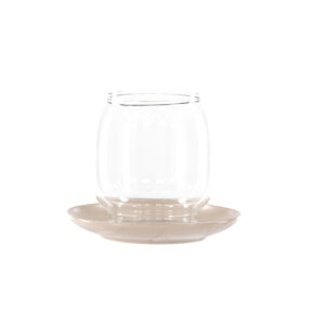 Archy – Accessoires maison – Beige, Transparent – ⌀12 cm