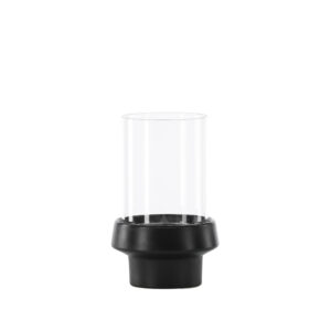 Davida – Accessoires maison – Noir, Transparent – ⌀13 cm