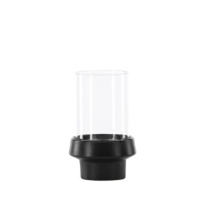 Davida – Accessoires maison – Noir, Transparent – ⌀13 cm