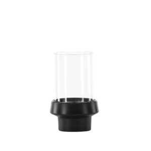 Davida – Accessoires maison – Noir, Transparent – ⌀13 cm