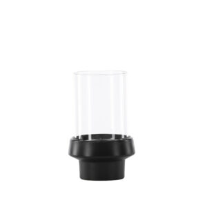 Davida – Accessoires maison – Noir, Transparent – ⌀13 cm
