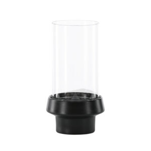 Davida – Accessoires maison – Noir, Transparent – ⌀15 cm