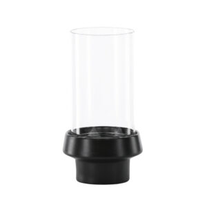 Davida – Accessoires maison – Noir, Transparent – ⌀15 cm