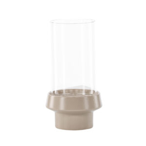 Davida – Accessoires maison – Beige, Transparent – ⌀15 cm