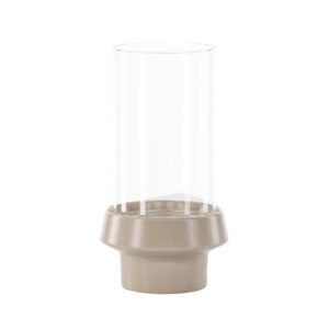 Davida – Accessoires maison – Beige, Transparent – ⌀15 cm