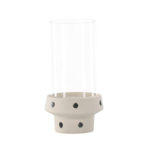 Davida – Accessoires maison – Noir, Transparent, Blanc, Beige – ⌀15 cm