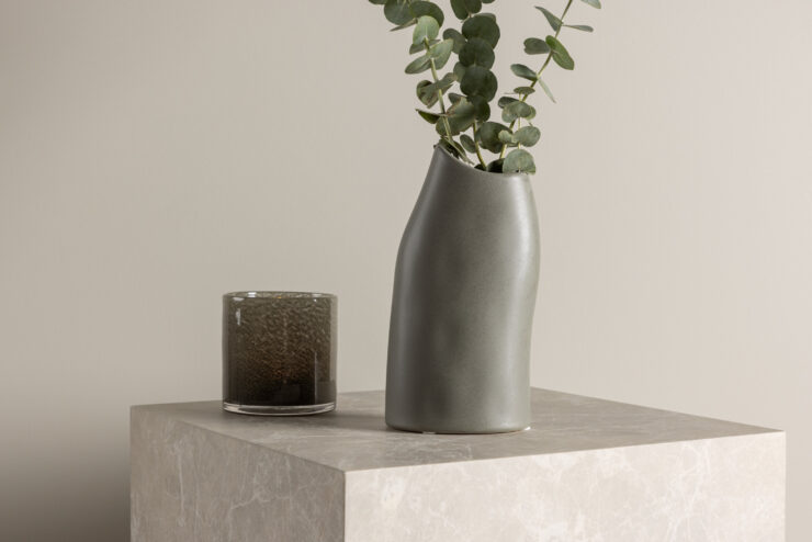 Ernst – Accessoires maison – Gris foncé – 23 x 12 x 9 cm