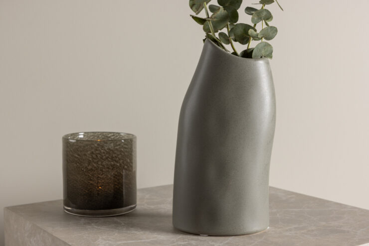 Ernst – Accessoires maison – Gris foncé – 23 x 12 x 9 cm