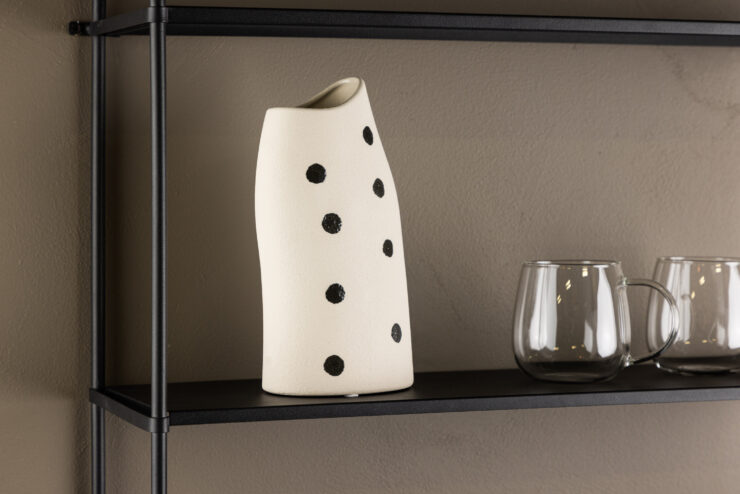 Ernst – Accessoires maison – Noir, Blanc – 23 x 12 x 9 cm