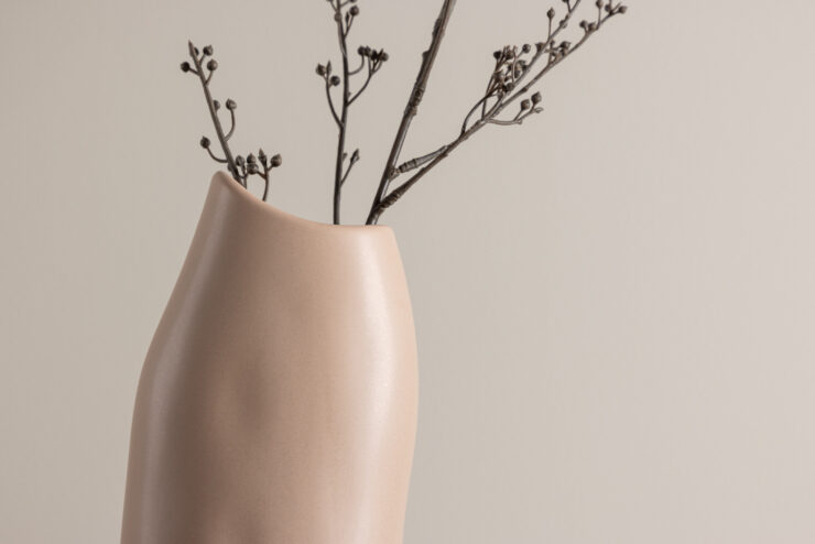 Ernst – Accessoires maison – Rose clair – 23 x 12 x 9 cm