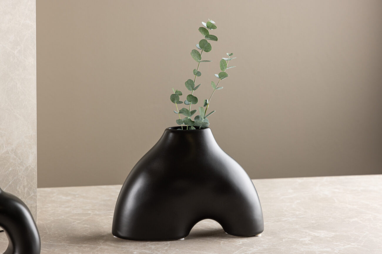 Kento – Accessoires maison – Noir – 15 x 21 x 8 cm