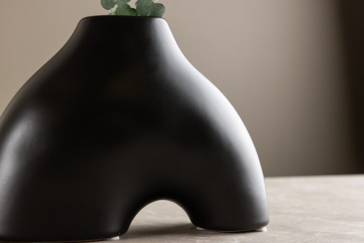 Kento – Accessoires maison – Noir – 15 x 21 x 8 cm