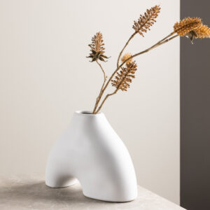 Kento – Accessoires maison – Blanc – 15 x 21 x 8 cm