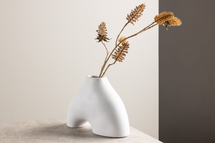 Kento – Accessoires maison – Blanc – 15 x 21 x 8 cm