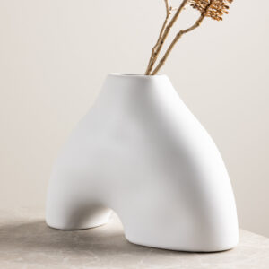 Kento – Accessoires maison – Blanc – 15 x 21 x 8 cm