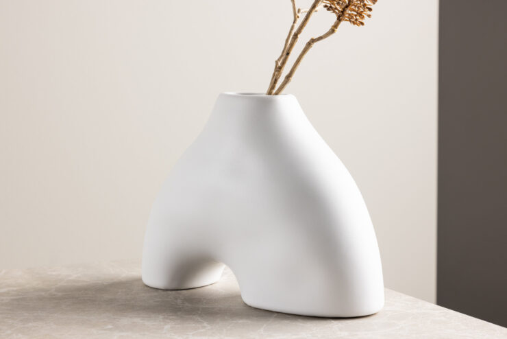 Kento – Accessoires maison – Blanc – 15 x 21 x 8 cm