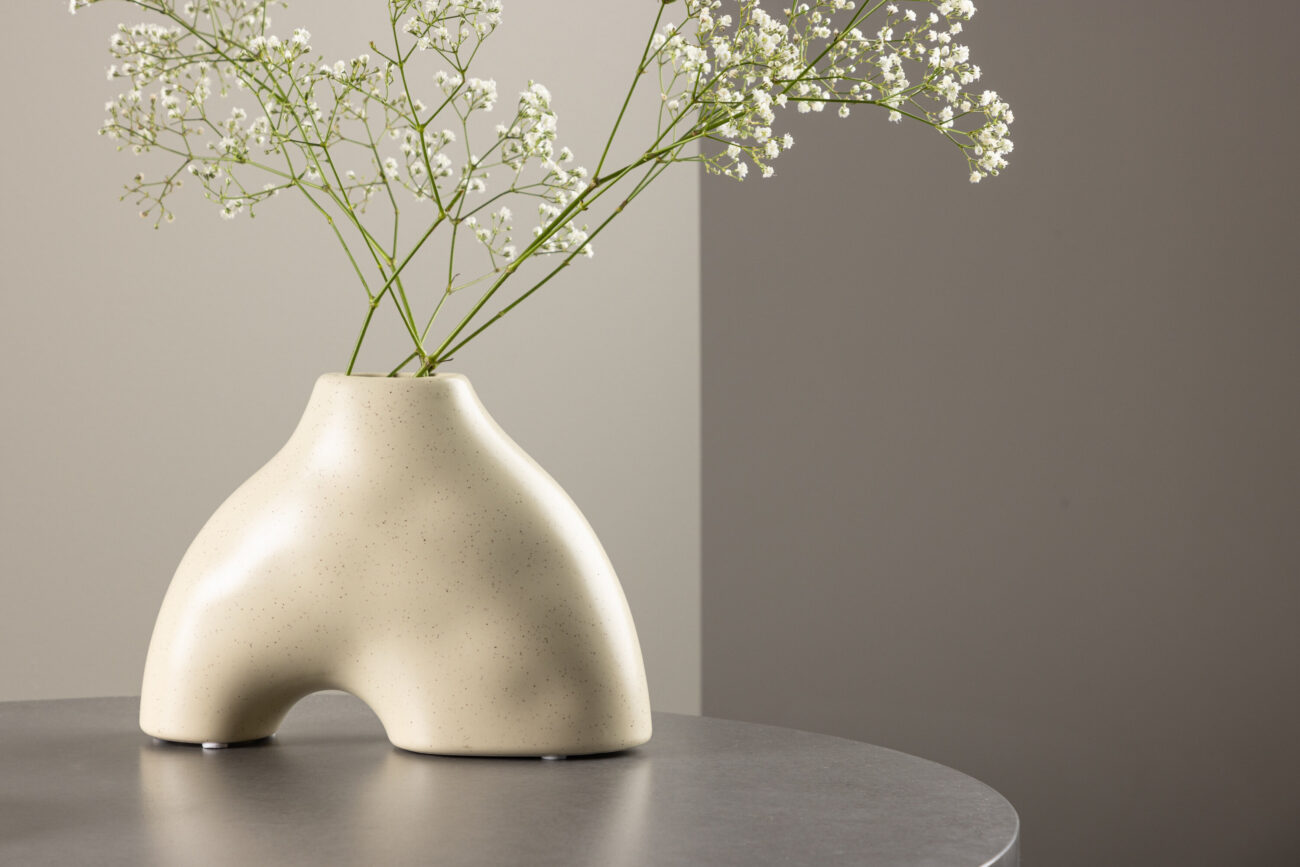 Kento – Accessoires maison – Beige – 15 x 21 x 8 cm