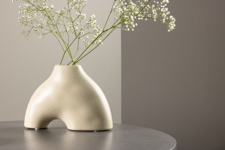Kento – Accessoires maison – Beige – 15 x 21 x 8 cm