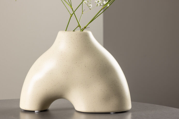 Kento – Accessoires maison – Beige – 15 x 21 x 8 cm