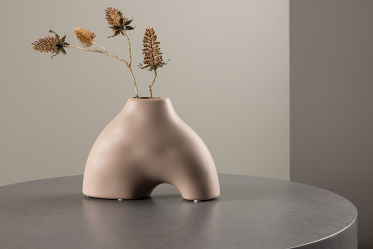 Kento – Accessoires maison – Rose clair – 15 x 21 x 8 cm