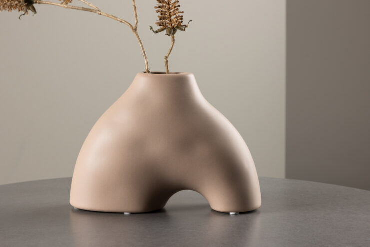 Kento – Accessoires maison – Rose clair – 15 x 21 x 8 cm