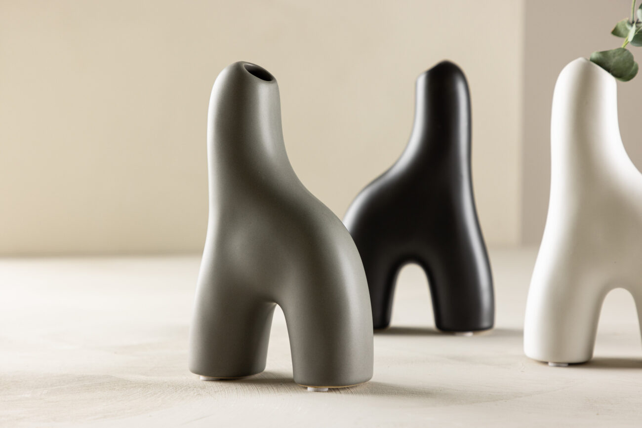 Aya – Accessoires maison – Gris foncé – 5 x 16 x 10 cm