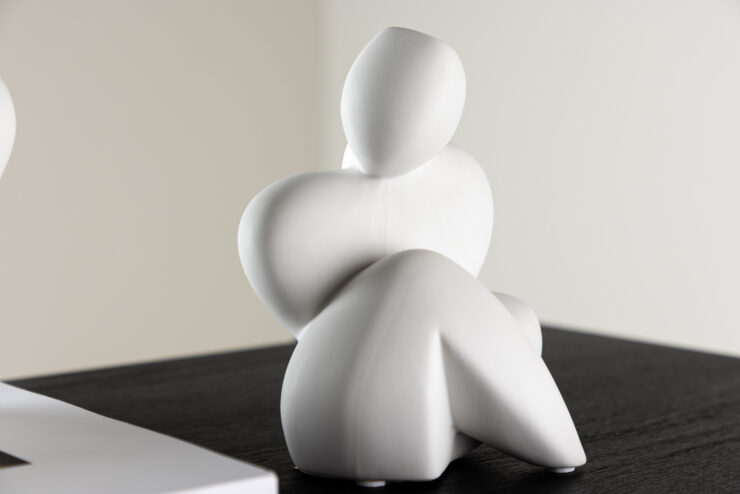 Floda – Accessoires maison – Blanc – 14 x 11 x 9 cm