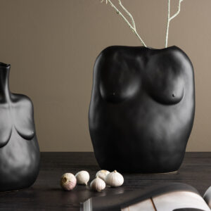 Romie – Accessoires maison – Noir – 28 x 24 x 14 cm