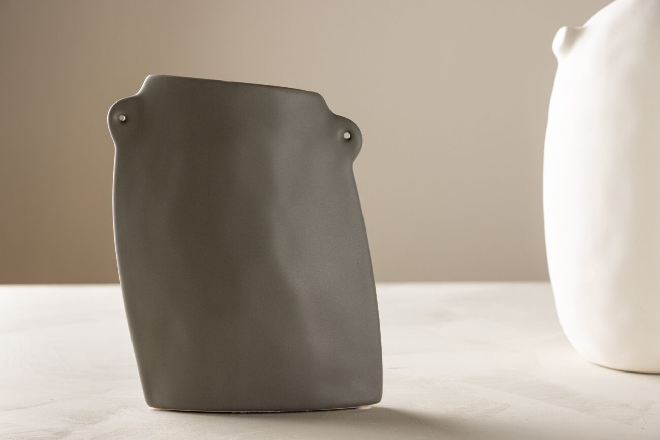 Hie – Accessoires maison – Gris foncé – 21 x 14 x 5 cm