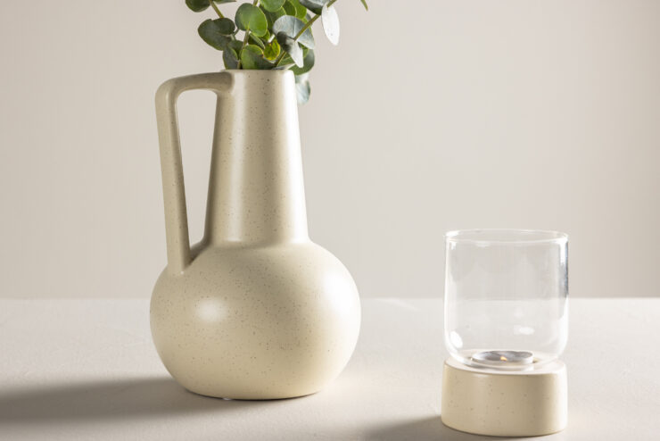Lane – Accessoires maison – Beige, Noir – ⌀10 cm