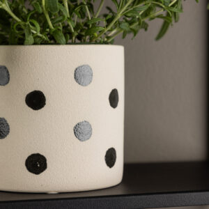 Sane – Accessoires maison – Noir, Blanc – ⌀11 cm
