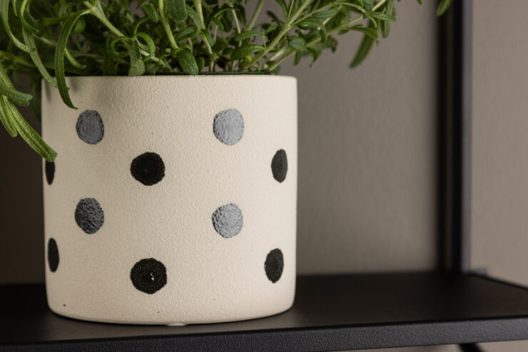 Sane – Accessoires maison – Noir, Blanc – ⌀11 cm