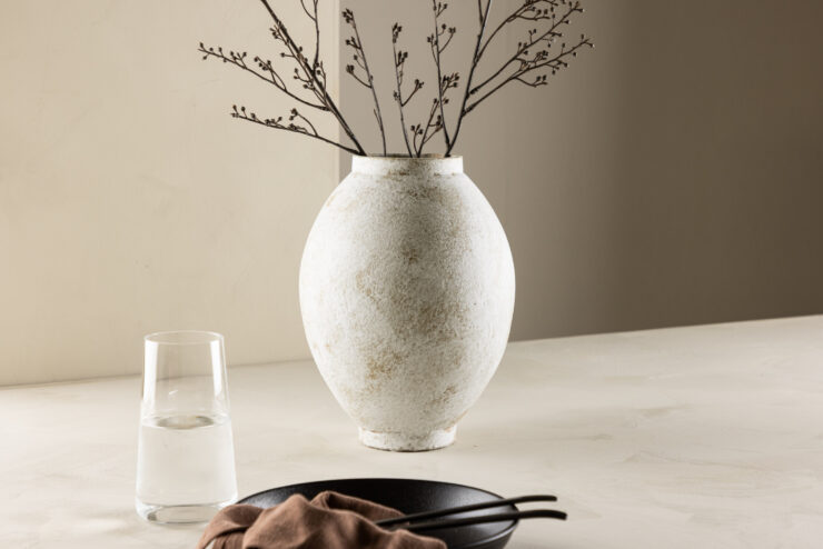 Globe – Accessoires maison – Beige, Marron – ⌀18 cm
