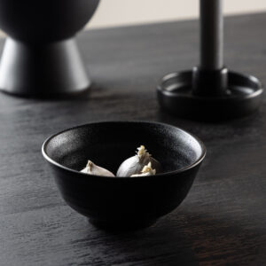 Wabi Sabi – Arts de la table – Noir – ⌀12 cm