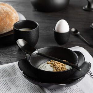 Wabi Sabi – Arts de la table – Noir – ⌀14 cm