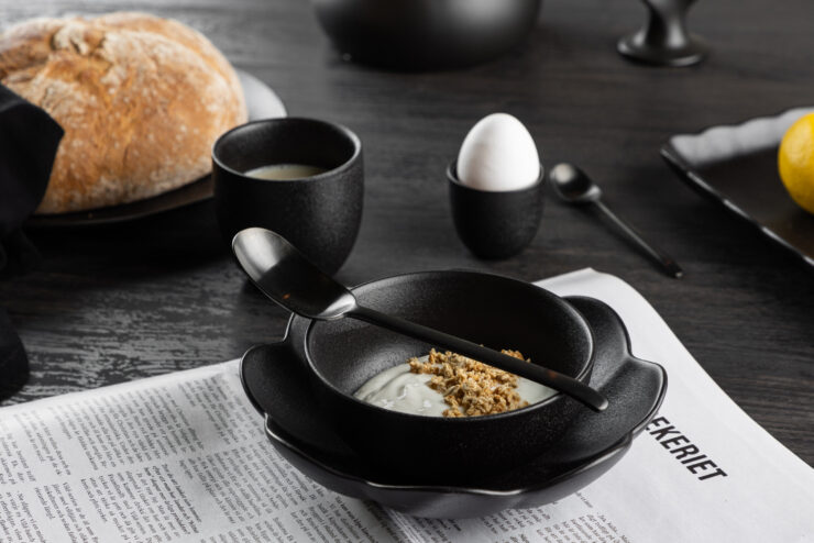 Wabi Sabi – Arts de la table – Noir – ⌀14 cm